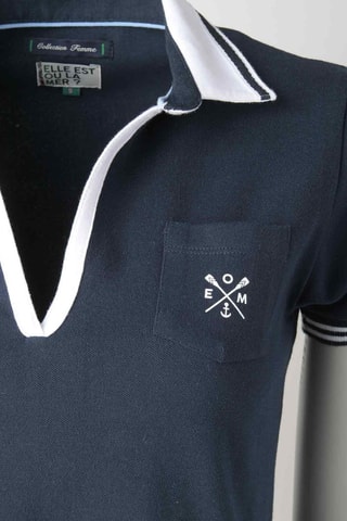 Robe polo - Bleu