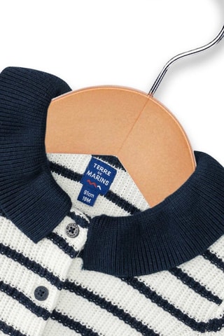 Gilet - Blanc et bleu