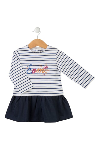 Robe EFILANTY - Blanc et bleu