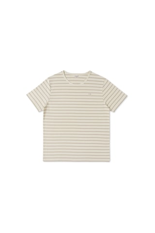 T-shirt ECOHOK - Cru e amarelo - Bege e amarelo