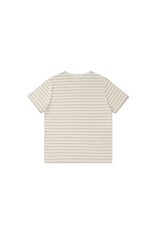 T-shirt ECOHOK - Cru e amarelo - Bege e amarelo