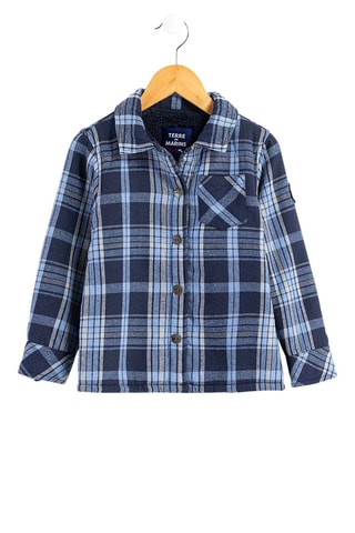 Veste - Blanc et bleu