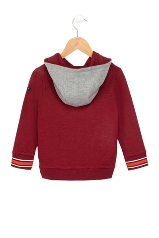 Sweat à capuche - Rouge