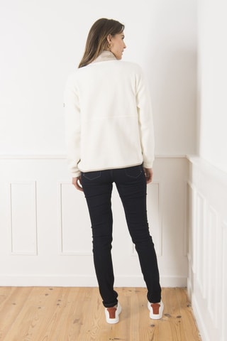 Sweat - Beige et blanc