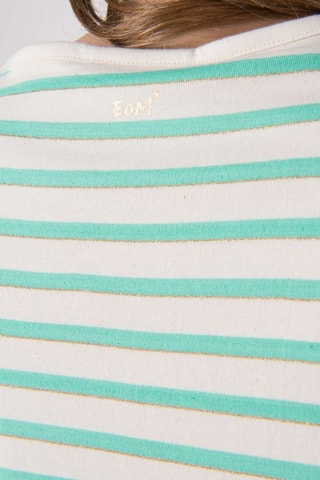 T-shirt - Blanc et bleu