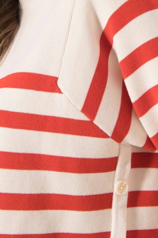 Pull - Blanc et rouge
