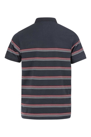 Polo CEPLA - Índigo - Branco e vermelho