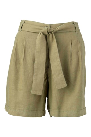 Short en lin - Vert