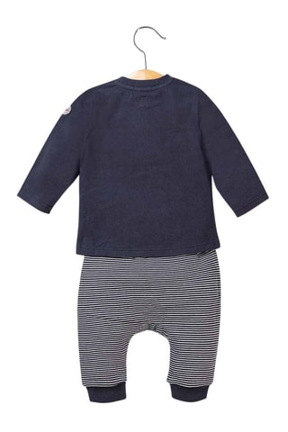 Salopette et t-shirt Dimaro - Blanc et bleu