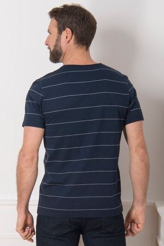 T-shirt - Índigo - Branco, azul e verde