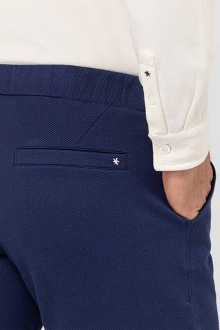 Pantalon - Blanc et bleu