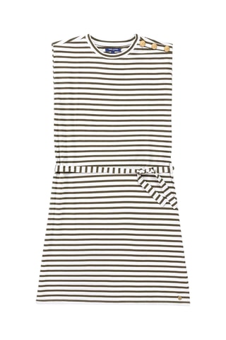 Robe Ronron - Blanc et vert