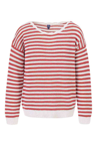 Pull Haspull - Blanc et rose
