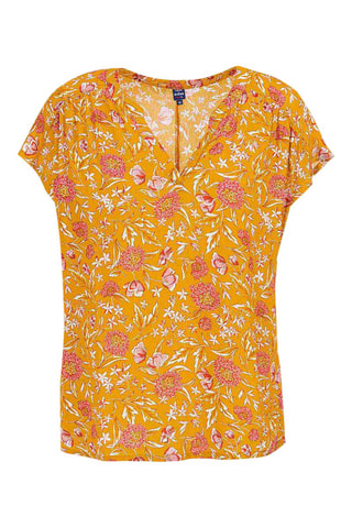 Blouse Osblo - Blanc, jaune et rose