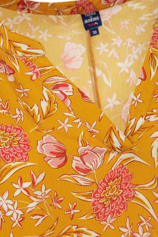 Blouse Osblo - Blanc, jaune et rose