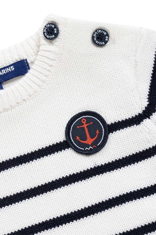 Pull - Blanc, rouge et bleu