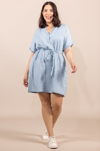 Robe dte en jean - Bleu