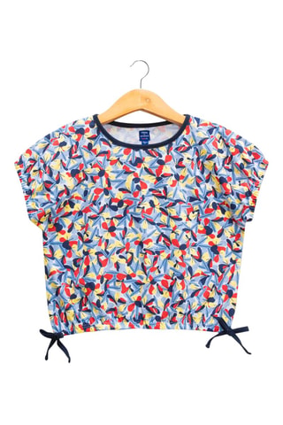 T-shirt Ornela - Rouge, bleu et jaune
