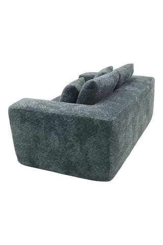 Canapé - Gris foncé - 2 places - En tissu chenille corduroy