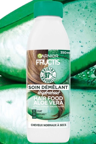 Trattamento districante capelli vegan Hair Food - Aloe - Capelli normali - 350 ml