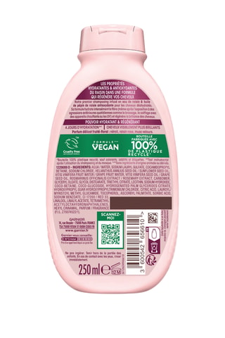Shampoo Idratazione d’uva Ultra Dolce Garnier - Capelli disidratati - 250 ml
