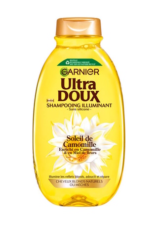 Shampoo illuminante Sole di camomilla e miele di fiori Ultra Doux - Capelli biondi - 300 ml