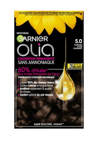 Colorazione permanente Olia - 5.0 Castano chiaro - Capelli normali