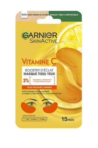 Maschera tessuto occhi Vitamina C Booster illuminante - 5 g