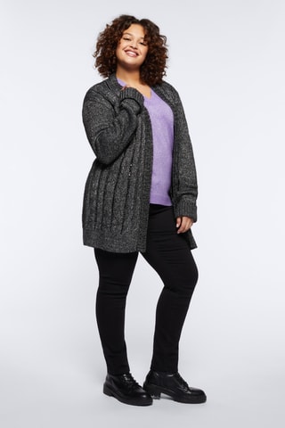 Gilet long - Noir