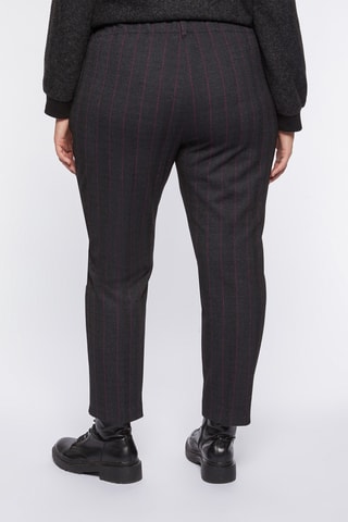 Pantalon droit - Noir - Gris