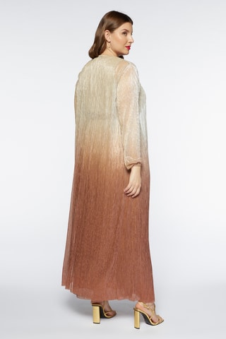 Kimono plissé dip and dye - Multicolore