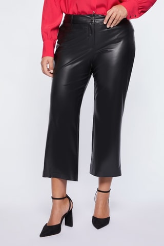 Pantalon droit 7/8 - Noir