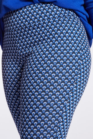 Legging taille haute - Bleu