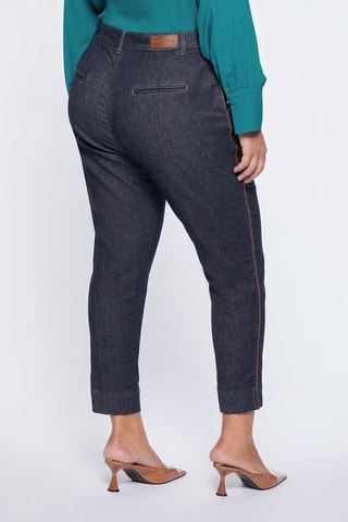 Jean droit 7/8 - Bleu