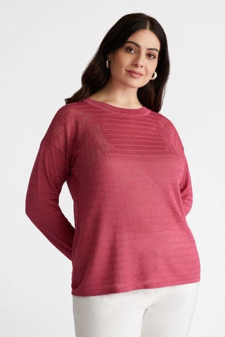 Pull en laine - Rouge