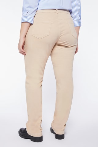 Pantalon regular taille haute - Blanc