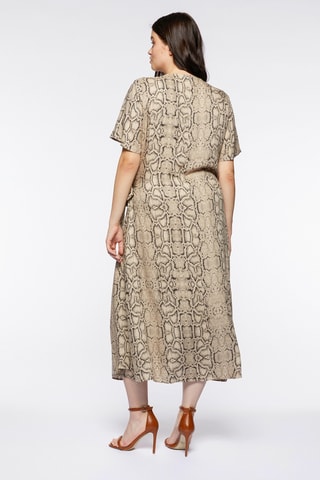 Robe portefeuille - Beige