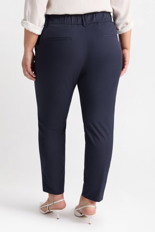 Pantalon taille haute - Bleu