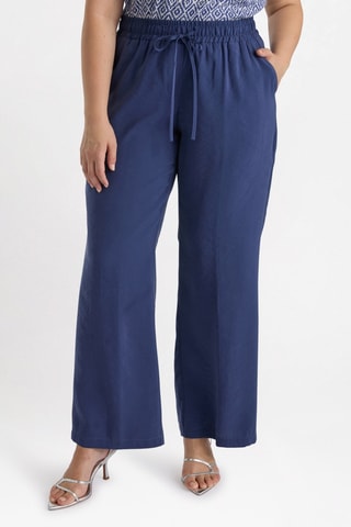 Pantalon droit - Bleu