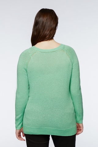 Pull en laine et cachemire - Vert