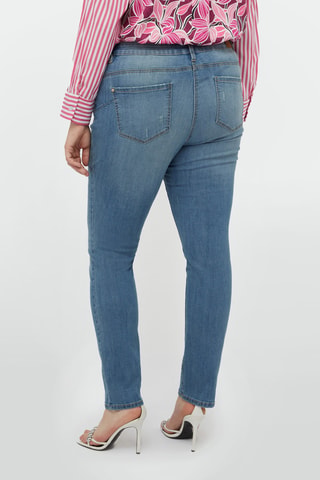 Jean skinny push-up - Bleu