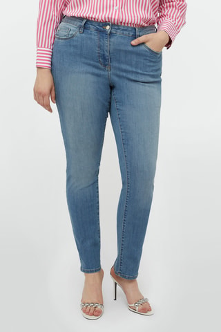 Jean skinny push-up - Bleu