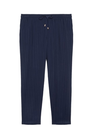 Jogger taille haute - Bleu