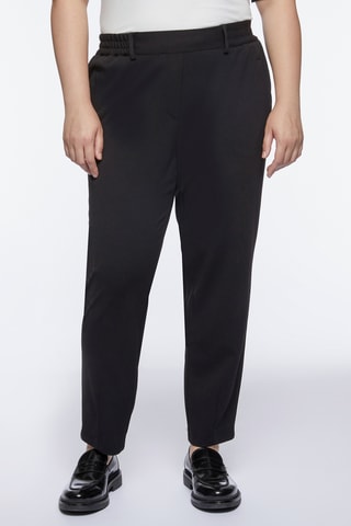 Pantalon droit taille haute - Noir - Noir