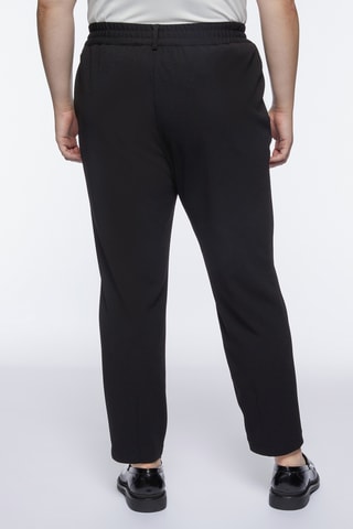 Pantalon droit taille haute - Noir - Noir