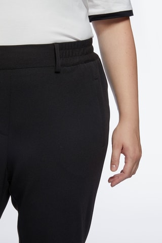 Pantalon droit taille haute - Noir - Noir