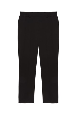 Pantalon droit taille haute - Noir - Noir
