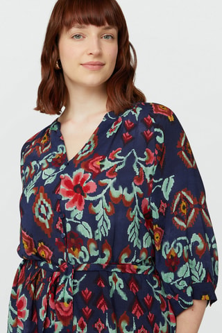 Robe droite - Bleu