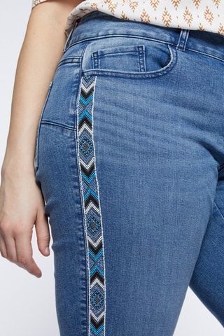 Jean flare 7/8 - Beige