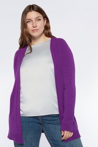 Gilet long - Violet